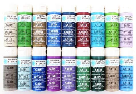 Martha Stewart Acrylic Paint, Best Selling Colors II