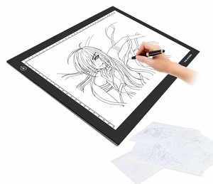how to use a lightbox tracer for sketching