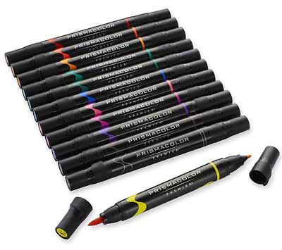 prismacolor-premier-double-ended-art-markers-fine-and-brush-tip-12-count